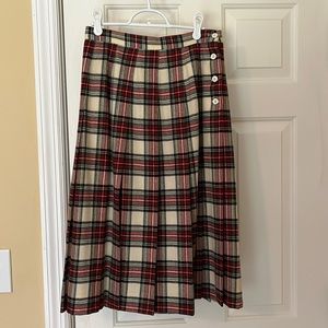 LL Bean pure wool skirt size 10